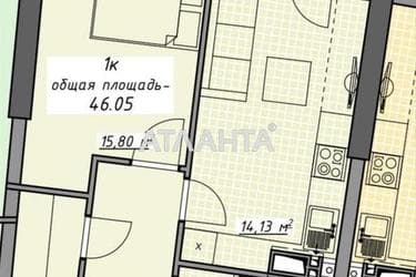 1-кімнатна квартира за адресою Курортний пров. (площа 46,1 м²) - Atlanta.ua - фото 33