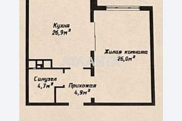 1-кімнатна квартира за адресою вул. Літературна (площа 62 м²) - Atlanta.ua - фото 26