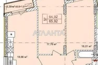 2-кімнатна квартира за адресою вул. Чубаївська (площа 65,9 м²) - Atlanta.ua - фото 28