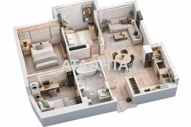 2-комнатная квартира по адресу ул. Чубаевская (площадь 65,9 м²) - Atlanta.ua - фото 35