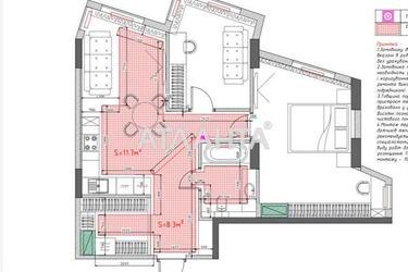2-комнатная квартира по адресу ул. Чубаевская (площадь 68 м²) - Atlanta.ua - фото 33