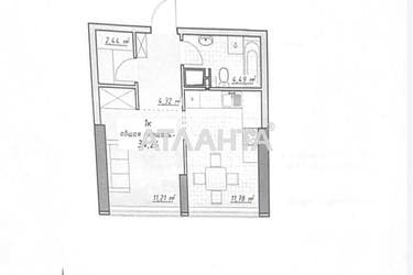 1-кімнатна квартира за адресою Курортний пров. (площа 34,2 м²) - Atlanta.ua - фото 19