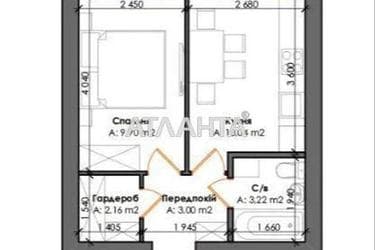 1-кімнатна квартира за адресою вул. Інстітуцька (площа 28,3 м²) - Atlanta.ua - фото 22