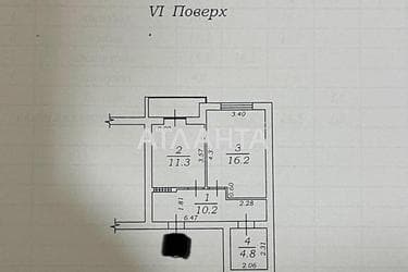 1-комнатная квартира по адресу ул. Чехова (площадь 43,5 м²) - Atlanta.ua - фото 22