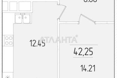 1-room apartment apartment by the address st. Krasnova (area 42 m²) - Atlanta.ua - photo 8