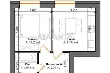 1-комнатная квартира по адресу ул. Институтская (площадь 30,7 м²) - Atlanta.ua - фото 27