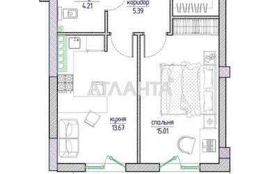 1-комнатная квартира по адресу ул. Гимназическая (площадь 45,4 м²) - Atlanta.ua - фото 14