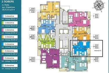 1-кімнатна квартира за адресою Очеретяна вул. (площа 49,6 м²) - Atlanta.ua - фото 7