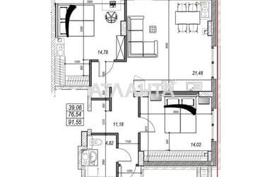 2-комнатная квартира по адресу Фонтанская дор. (площадь 91,6 м²) - Atlanta.ua - фото 15
