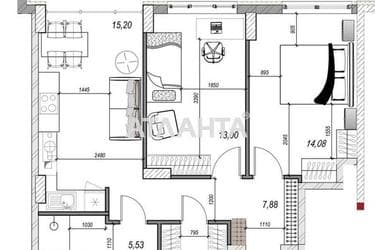 2-rooms apartment apartment by the address st. Fontanskaya dor Perekopskoy Divizii (area 58,8 m²) - Atlanta.ua - photo 14