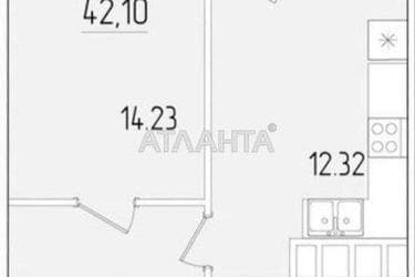 2-комнатная квартира по адресу ул. Краснова (площадь 42,1 м²) - Atlanta.ua - фото 32