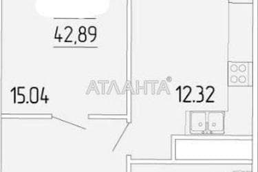 2-кімнатна квартира за адресою вул. Краснова (площа 42,8 м²) - Atlanta.ua - imageAlt 28