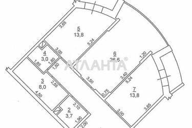 2-кімнатна квартира за адресою вул. Аркадійське плато (площа 90 м²) - Atlanta.ua - фото 36