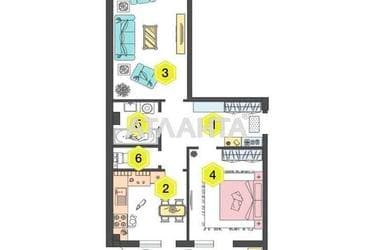 2-комнатная квартира по адресу Вокзальный пер. (площадь 62 м²) - Atlanta.ua - imageAlt 14