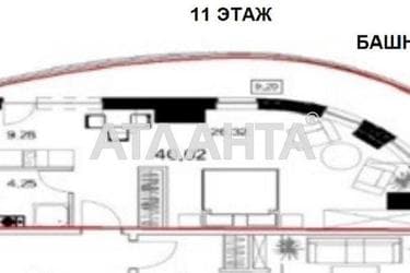 1-кімнатна квартира за адресою вул. Гагарінське плато (площа 49,2 м²) - Atlanta.ua - фото 12