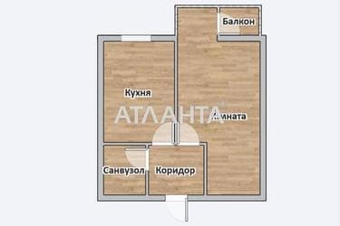 1-комнатная квартира по адресу ул. Костя Широцкого (площадь 43 м²) - Atlanta.ua - фото 16