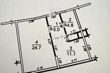 1-кімнатна квартира за адресою вул. Каманіна (площа 45,6 м²) - Atlanta.ua - фото 14