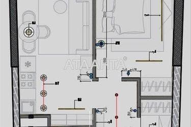 1-комнатная квартира по адресу Курортный пер. (площадь 45,5 м²) - Atlanta.ua - фото 9