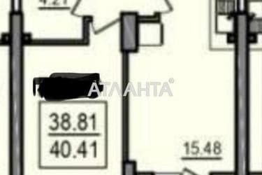 1-кімнатна квартира за адресою вул. Дача Ковалевського (площа 40,4 м²) - Atlanta.ua - фото 7