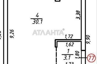 1-комнатная квартира по адресу ул. Володимира Великого (площадь 45 м²) - Atlanta.ua - фото 9