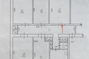Коммунальная квартира по адресу ул. Краснова (площадь 12 м²) - Atlanta.ua - фото 30