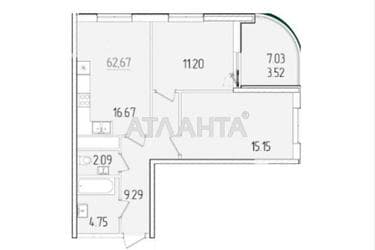 2-кімнатна квартира за адресою вул. Краснова (площа 63 м²) - Atlanta.ua - фото 28