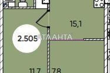 2-кімнатна квартира за адресою вул. Паустовського (площа 44 м²) - Atlanta.ua - фото 8