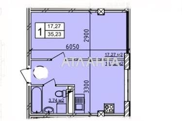 1-комнатная квартира по адресу ул. Гераневая (площадь 35 м²) - Atlanta.ua - фото 18