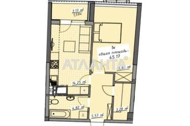 1-комнатная квартира по адресу Курортный пер. (площадь 45 м²) - Atlanta.ua - фото 28