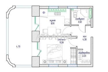 1-кімнатна квартира за адресою вул. Гімназійна (площа 37,2 м²) - Atlanta.ua - фото 18