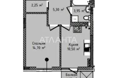 1-кімнатна квартира за адресою вул. Рубчака Івана (площа 37,3 м²) - Atlanta.ua - фото 18