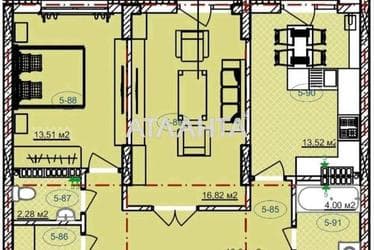 2-комнатная квартира по адресу ул. Угорська (площадь 68 м²) - Atlanta.ua - фото 26