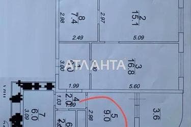 2-комнатная квартира по адресу ул. Краснова (площадь 68,3 м²) - Atlanta.ua - фото 32