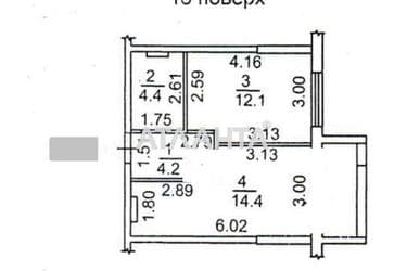 1-комнатная квартира по адресу ул. Спортивная (площадь 42 м²) - Atlanta.ua - фото 50
