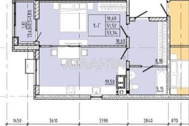 1-room apartment apartment by the address st. Franko Ivana (area 53,3 m²) - Atlanta.ua - photo 18