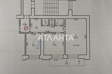 2-кімнатна квартира за адресою вул. Морозна (площа 54,4 м²) - Atlanta.ua - фото 23