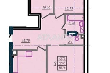 3-комнатная квартира по адресу ул. Радужный м-н (площадь 86,7 м²) - Atlanta.ua - фото 34