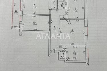 Многокомнатная квартира (площадь 81 м²) - Atlanta.ua - фото 32