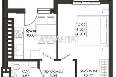 1-комнатная квартира по адресу ул. Николаевская (площадь 40 м²) - Atlanta.ua - фото 22