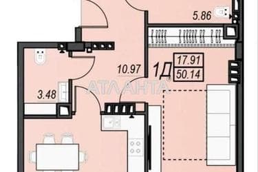 1-room apartment apartment by the address st. Aleksandriyskaya (area 50,1 m²) - Atlanta.ua - photo 14
