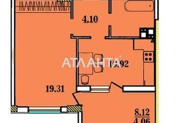 1-комнатная квартира по адресу ул. Строительная (площадь 43 м²) - Atlanta.ua - фото 8