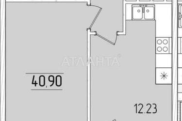 1-комнатная квартира по адресу ул. Краснова (площадь 41 м²) - Atlanta.ua - фото 14