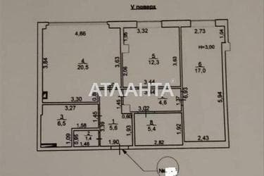 2-комнатная квартира по адресу ул. Дача Ковалевского (площадь 73,3 м²) - Atlanta.ua - фото 22