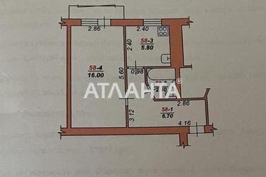 1-room apartment apartment by the address st. Shcherbanyuka Aleksandra (area 33,8 m²) - Atlanta.ua - photo 16