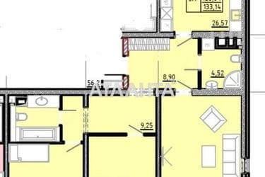 3-комнатная квартира по адресу ул. Франко Ивана (площадь 133,1 м²) - Atlanta.ua - фото 17