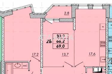 2-кімнатна квартира за адресою вул. Прохорівська (площа 68,1 м²) - Atlanta.ua - фото 20