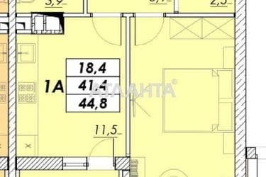 1-комнатная квартира по адресу ул. Прохоровская (площадь 44,5 м²) - Atlanta.ua - фото 7