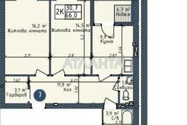 2-кімнатна квартира за адресою вул. Промислова (площа 66 м²) - Atlanta.ua - фото 8