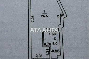 1-комнатная квартира по адресу Клубничный пер. (площадь 32,6 м²) - Atlanta.ua - фото 18