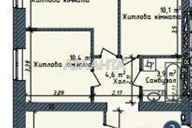 3-комнатная квартира по адресу ул. Промышленная (площадь 78,5 м²) - Atlanta.ua - фото 7